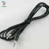 300pcs / lot New Arrival Jack 3,5 mm à 3,5 mm Pin Stero Câble audio voiture Couleur Noir Longueur 100 cm en gros