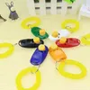 Pet Dog Training Click Clicker Agility Training Trainer Aid Wrist Lanyard Dog Training Obedience Supplies 6 Colors mixed free shipping