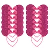 12 stücke funkelnde rosa glitter pailletten mausohren stirnband für geburtstagsfeier halloween gilrs haarschmuck (12 rosa pailletten) 1