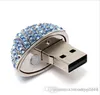 4 8 16 32 64 GB Metal Bullet USB 2 0 Flash Pen Drive Memory Stick Daumenspeicher U DiskCrystal Heart Pedant Halskette 16 GB USB 2 0 Fl271U