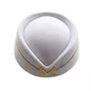 Air Hostesses Beret Hat Wool Feel Base Cap Linia Linia Linia Schownica Seksowna formalna czapki z kapeluszem