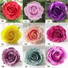 Alta imitación de la cabeza de rosa Materiales de pared de flores Flores artificiales Cabezon Big Rose Flower Diámetro de aproximadamente 12 cm de altura aproximadamente 8 cm SF0214