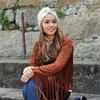 Femmes nouveau Turban hiver tricot Turban casquette bohème noué Hijab musulman chapeau chaud Turban dc983