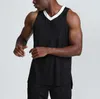 2019 Sommar New Sports Quick-Torka Vest Mäns Outdoor Fritid Basket Training Fitness Vest Mäns Tank Tops