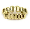 Vergulde Hip Hop Tanden Grillz 15 Designs Top Bottom Dental Grills Mond Punk Tanden Caps Cosplay Party Vampier Grills Rapper Sieraden Geschenken