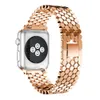 Cinturini per cinturini di lusso per cinturini iwatch Ultra 49mm serie 8 7 6 SE 5 4 3 2 1 bracciale in acciaio inossidabile adatto per Apple Watch 41mm 45mm 44mm 42mm 40mm 38mm cinturini per cinturini in metallo