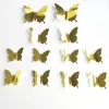 Multicolor Butterfly Wall Sticker Magnete 3D PVC Farfalle Party Bambini Camera da letto Frigo Decorazione della parete Magnetico yq01806