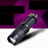 Lampe de poche UV 395nm portable Lampe de détection fluorescente SK68 mini Zoom lumière violette ultraviolette 365nm blacklight détecteur invisible torche