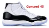 2020 Bred 11 11s Mannen Basketbal Schoenen Womens Roze Snake Skin Navy Light Bone Space Jam Gamma Blue Concord Sneakers US 5.5-13