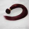 Grade 8A 50g/pièce 6 pcs/lot 300g faisceaux de cheveux péruviens brésiliens malaisiens 99J couleur vierge remy trame de cheveux humains