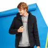 Pioneer Camp, nueva chaqueta gruesa de invierno, ropa de marca para hombre, abrigo cálido con capucha, chaqueta parka negra sólida de alta calidad para hombre AMF705280