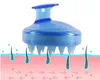Szampon Scalp Masaż Szczotka Wygodne Silikonowe Włosy Płukanie Comb Body Bath Spa Odchudzanie Masaż Szczotki Personel Zdrowie