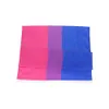 Флаг гордости бисексуалов 3x5 футов Баннер гордости геев 90x150 см с двойной прошивкой, розовый, синий, полиэстер с латунными втулками8131824