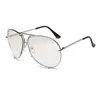 occhiali da sole oversize Occhiali da sole Donna Vintage Pilot Occhiali classici in metallo Street Beat Shopping Specchio Oculos De Sol Gafas UV400