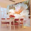 3D Настенная картина Классическая Розовые розы Большой Mural заказ комната 3D Landscape Обои Гостиная Диван Backdrop Картина обоях