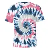 Psychedelische T-shirts Mannen Vrouwen Tie Dye Tshirt Homme Kleurrijke T-shirts Ruimte T-shirts 3D Gedrukt Harajuku T-shirt Casual Tees tops4221034