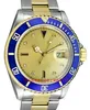 Orologio da uomo di lusso di alta qualità quadrante giallo quadrante con lunetta in ceramica 16613 LB 40mm orologio da uomo in oro con data automatica uomo di lusso Dive Sapphire Wat207C