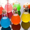 Plastic Bol Waterfles Lichtgevend Juice Melkbol Draagbare Lekvrije Drank Bulb Fles Bruiloft Verjaardagsfeest Juice Cup