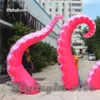 Customized Amazing Large Inflatable Octopus Claw Pink Devilfish Tentacle Blow Up Octopus Leg For Building Roof And Aquarium Decoration