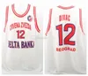 Vlade Divac #12 KK Crvena Zvezda Roja Beograd White Basketball Trikots Mens ED Custom beliebiger Zahlenname