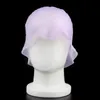 Professional Silicone Reusable Hair Colouring Highlighting Dye Cap Frosting Tipping with needle Transparent Hair Dyeing Cap Tool F3244