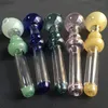 Calabash Glass Oil Burner Pipes Color Changing Pipe Mini Hand Blown Recycler Best