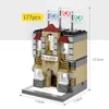 SEMBO Micro rue bricolage blocs de construction SD6516-SD6523 Mini magasin 3D Streetview avec éclairage vente aux enchères modèle enfants jouets briques cadeau
