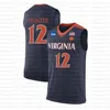 12 Koszulka koszykarska De'Andre Virginia Cavaliers Hunter 21 Rui NCAA University Hachimura czarna