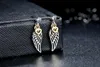 Fashion-100% 925 Sterling Silver Love Guidance Feather Stud Orecchini per le donne Gioielli di lusso Regalo originale fine XCHS428