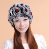 ファッションアクセサリー女性の冬の帽子の毛皮の帽子高品質のファッション帽子女性冬のキャップ送料無料
