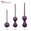 Safe Silicone Smart Ball Vibrator Kegel Ball Ben Wa Vagina Tighten Máquina de ejercicios Juguete sexual para mujeres Geisha vaginal C19011701