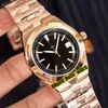 New Overseas 4500V 000R-B127 White Dial A2813 Automatic Mens Watch 41mm Rose Gold Steel Bracelet High Quality Watches 7 Color Hell270i