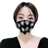 Steentjes gezichtsmasker pailletten mond cover masker mode bling bling beschermende pm2.5 stofdicht wasbaar hergebruik maskers elastisch Earloop masker