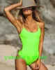 Schöner Strand, offener Rücken, sexy Badeanzug, hohe Taille, Blattgolddruck, Ohrriemen, einteiliges Mädchen-Bikinis-Set, Yakuda-Bademode, Sport, Discou1506493