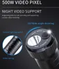 Motorcycle Helmet Accessories 1080P Flashlight DV Waterproof Outdoor HD Sports Action Camera With High Capacity Battery Compass +32GB Memory