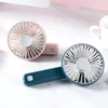 4 färger Mini Handhold Laddar Liten fläkt Portable Silent Multi-Speed ​​Wind Speed ​​Fan Folding USB Fans Party Gifts Beauty Look12134