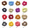 48 stili Lady ragazza Capelli Scrunchy Anello Elastico Fasce per capelli Colore puro Leopardo plaid Intestino crasso Danza sportiva Scrunchie Fascia per capelli A-907