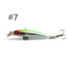 NEWUP 8PCS 7cm 6G High Quality Minnow Fishing Lure 3D Eye Bass Topwater Hard bait crankbait wobblers Pesca Lure fishing tackle