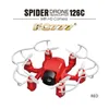 FQ777-126C 미니 스파이더 드론 2MP HD 카메라 3D 롤 듀얼 모드 4ch 6Axis Gyro RC Hexacopter - Red