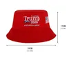 Trump 2021 bestickte Bucket-Cap Keep America Great Hat Cotton Sport Fisherman Cap Fashion Travel Camping Sun