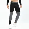 Pantaloni da compressione in esecuzione cimpiti per uomini con leggings sportivi fitness abbigliamento sportivo pantaloni da palestra pantaloni da allenamento magro ombre8491026