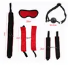 Speeltjes voor Vrouwen Mannen Nylon BDSM Sex Bondage Set Sexy Lingerie Hands Whip Rope Anale Plug Vibrator SM-producten Volwassenen Games J190629