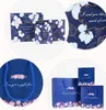Emballage cadeau dot sacs en papier floral faveurs de mariage boîtes à bonbons maquillage des mains fête fournitures de fête