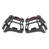 ABS Carbon Fiber Rear Tail Light Lamp Cover Protector Trim For Jeep Wrangler JL 2018+ LED light source