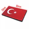 Drapeau de la turquie 3D brassard brodé soldat National turc Logo moral Badge vêtements sac à dos chapeau veste Patch décoratif