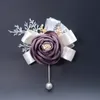 Hochzeit Braut Rose Corsage Engagement Hochzeit formelle Dinnerparty Blumen Brosche 7 Stile