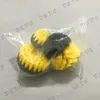 3 Pcs Power Scrub Drill Cleaning Brush For Bathroom Shower Tile Grout Cordless Scrubber Attachment Brushes Kit c845