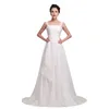 Plus Size Evening Dress A-Line Chiffon Model Read pictures Ivory Beach Bateau Prom Dresses