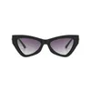 レディースデザイナー夏の新しい猫の目のサングラス女性フレームサングメガネ屋外旅行UV400セクシーな女性の色合い