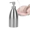 Freeshipping Kitchen Sink Soap Dispenser Dispensador de Sabão Líquido de Aço Inoxidável Shampoo Dispensador de Banho 500 ml Novo